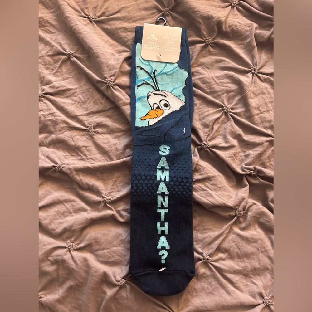 Disney Olaf (Samantha?) Socks